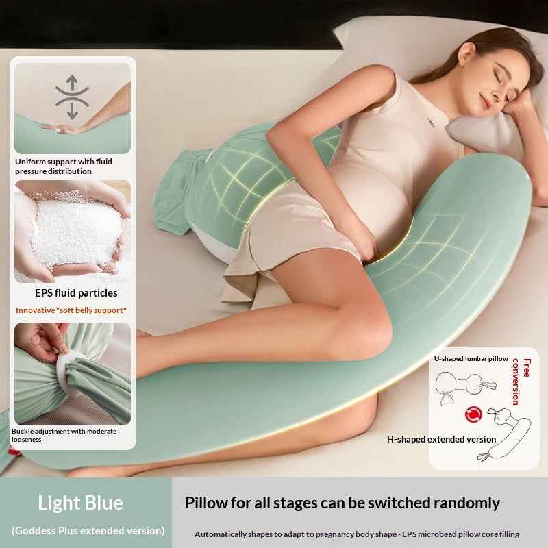 Pregnancy Pillow For Back Support Belly U-shaped Side-sleeping Body Pillow For Comfortable Sleep