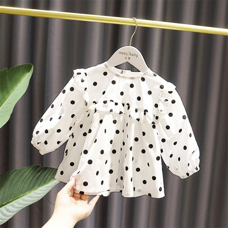 Baby Girl's Polka Dot  Blouse Children's Clothing - Tokcobstore
