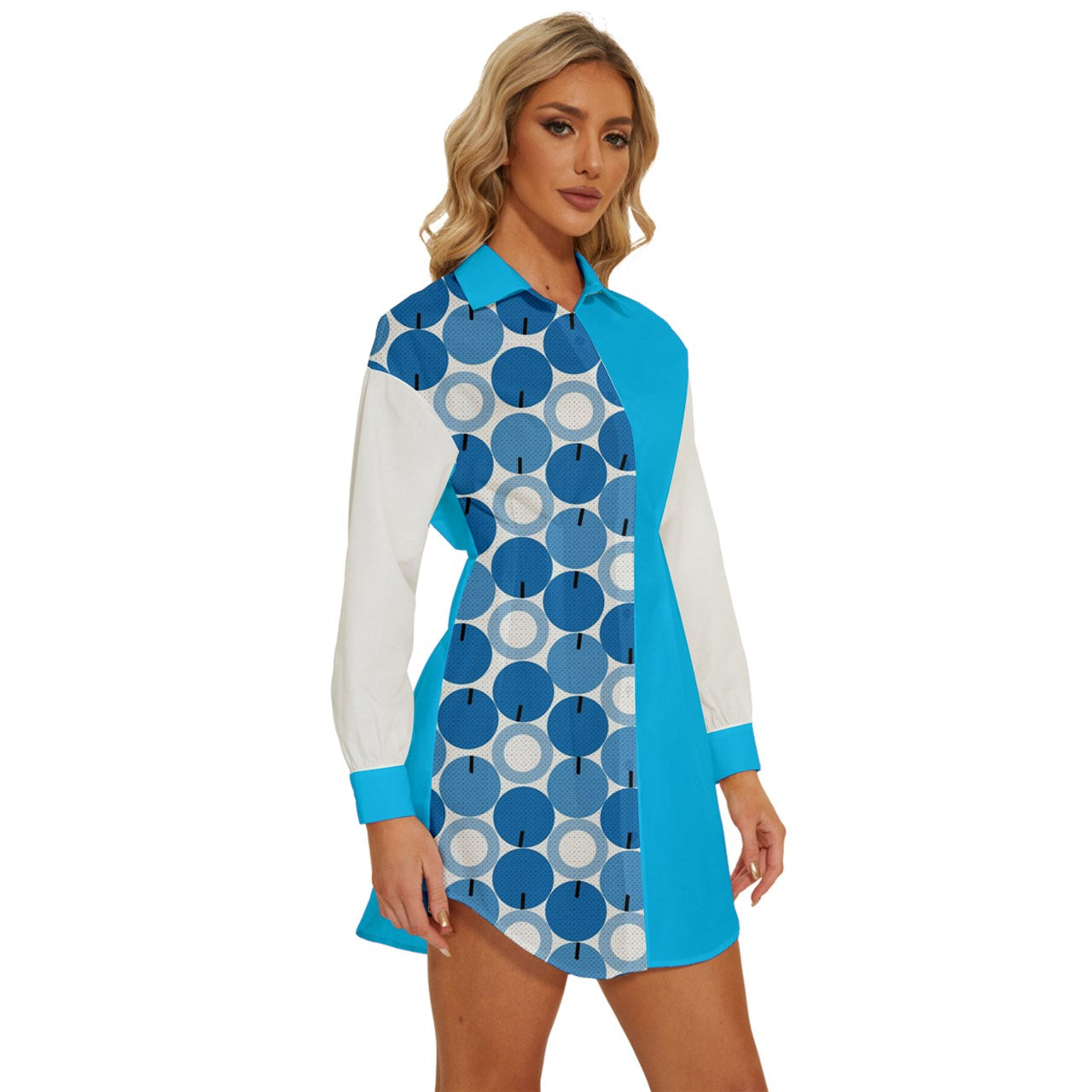 Womens Long Sleeve Shirt Dress